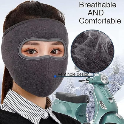 Windproof Thermal Face Mask with Clear Eye Shield