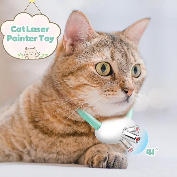 PurrChase™ Smart Laser Collar Cat Toy