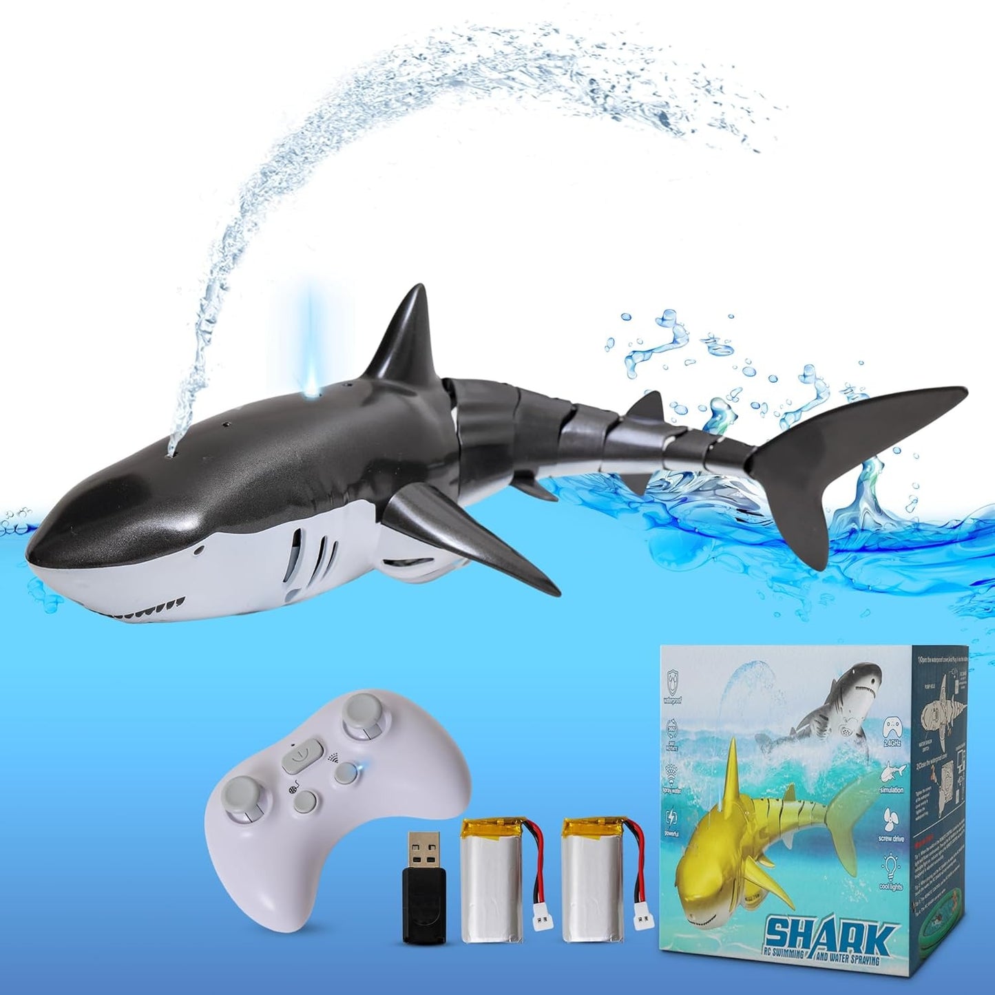 Electric Remote Control Shark Toy