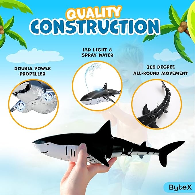 Electric Remote Control Shark Toy