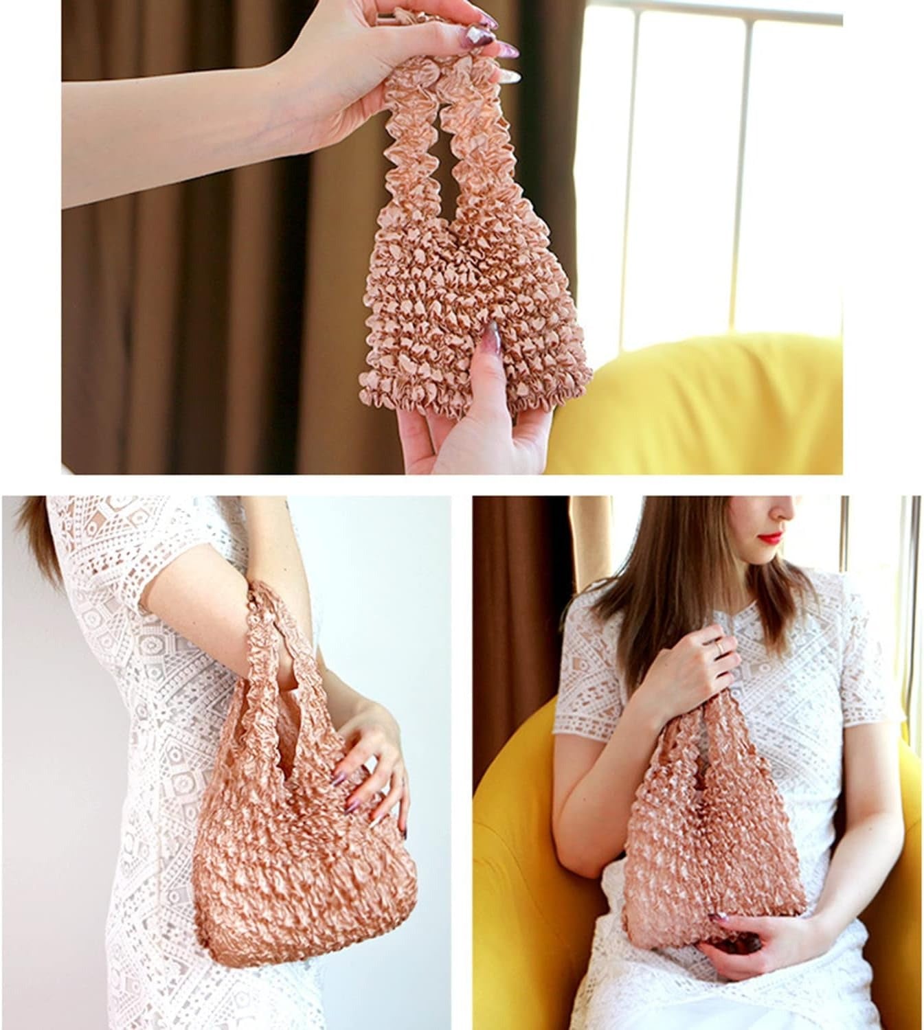 Magic Stretch Pleated Bag