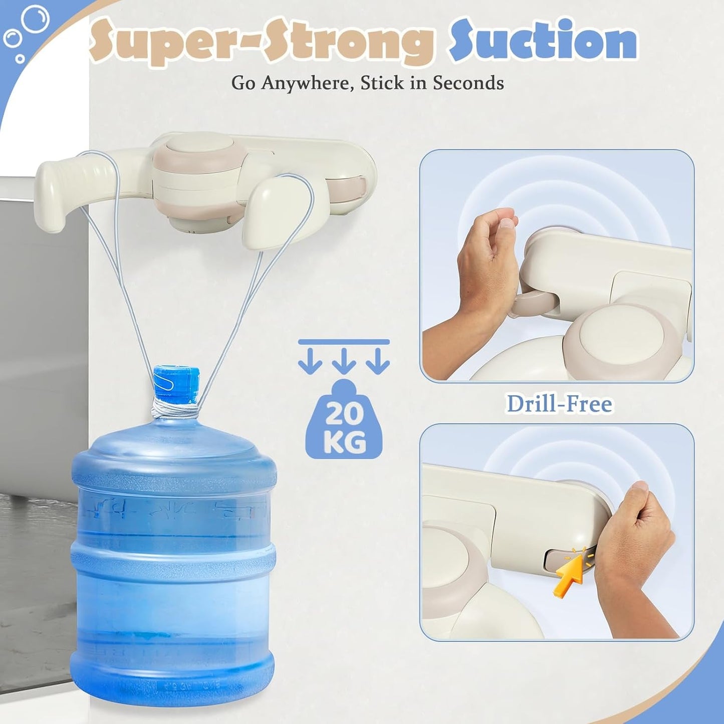 Wall-Mount Baby Bath Holder