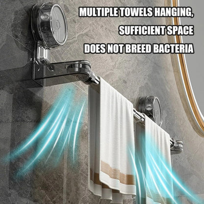 Retractable Suction Cup Towel Bar