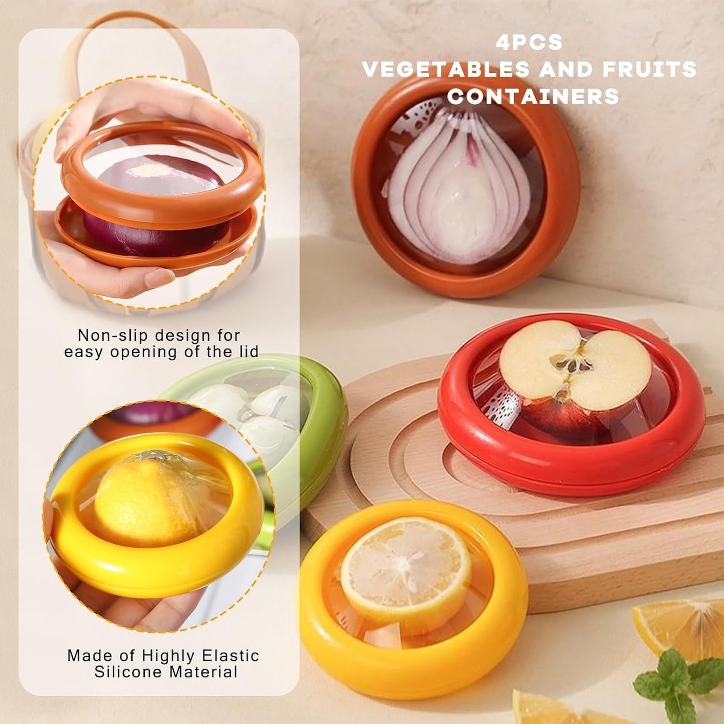 Silicone Stretch Pods – Reusable Silicone Food Covers