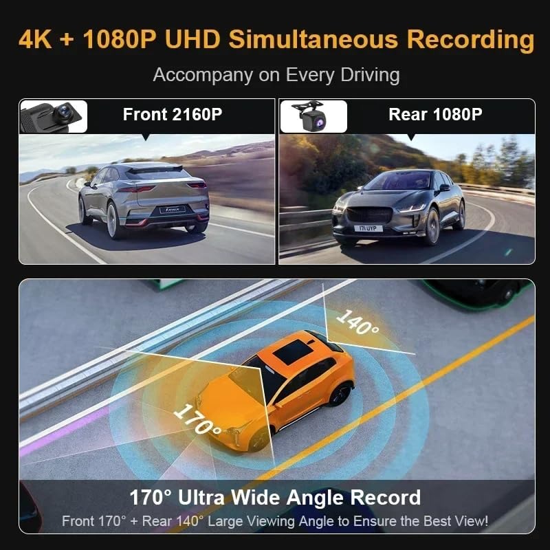 1080P HD Dash Camera Mirror For Car