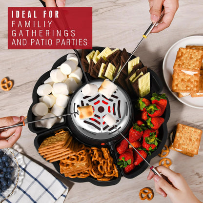 2 In 1 Electric Smores Maker & Fondue Maker