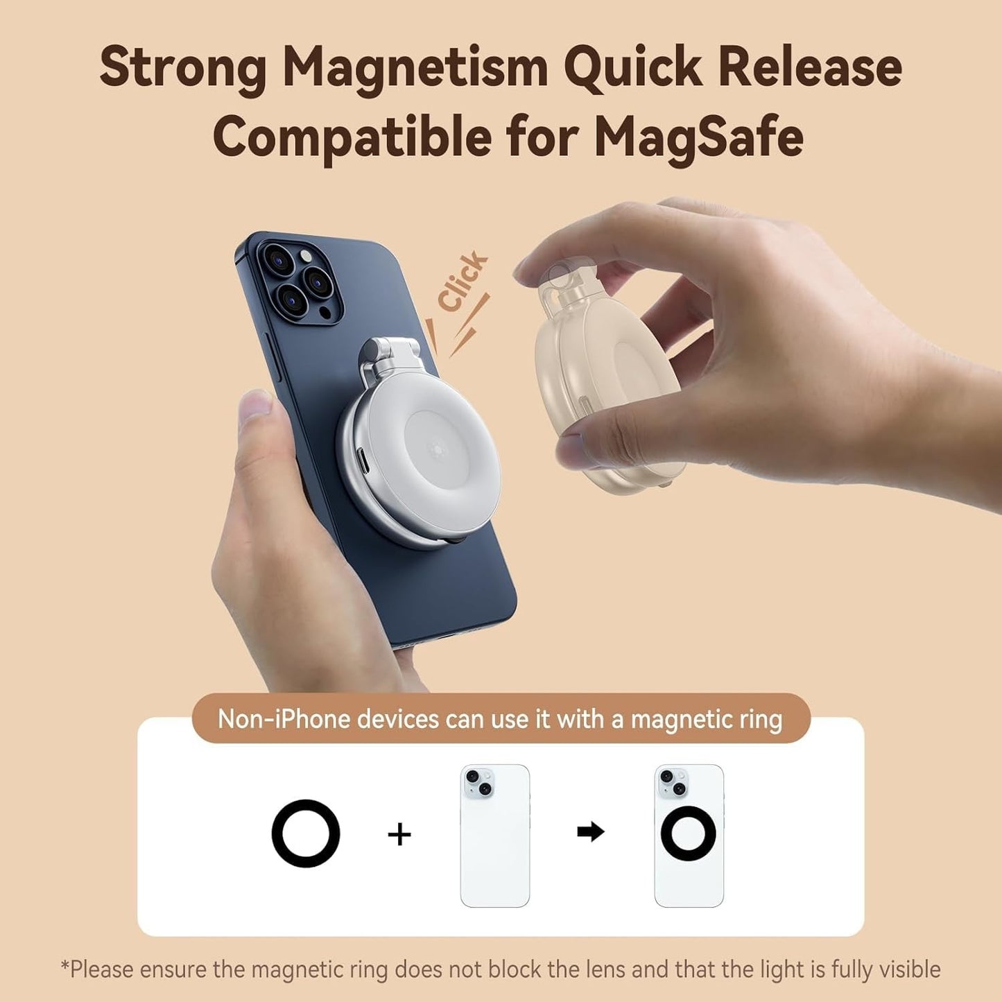 GlowMag™ Magnetic Selfie Ring Light