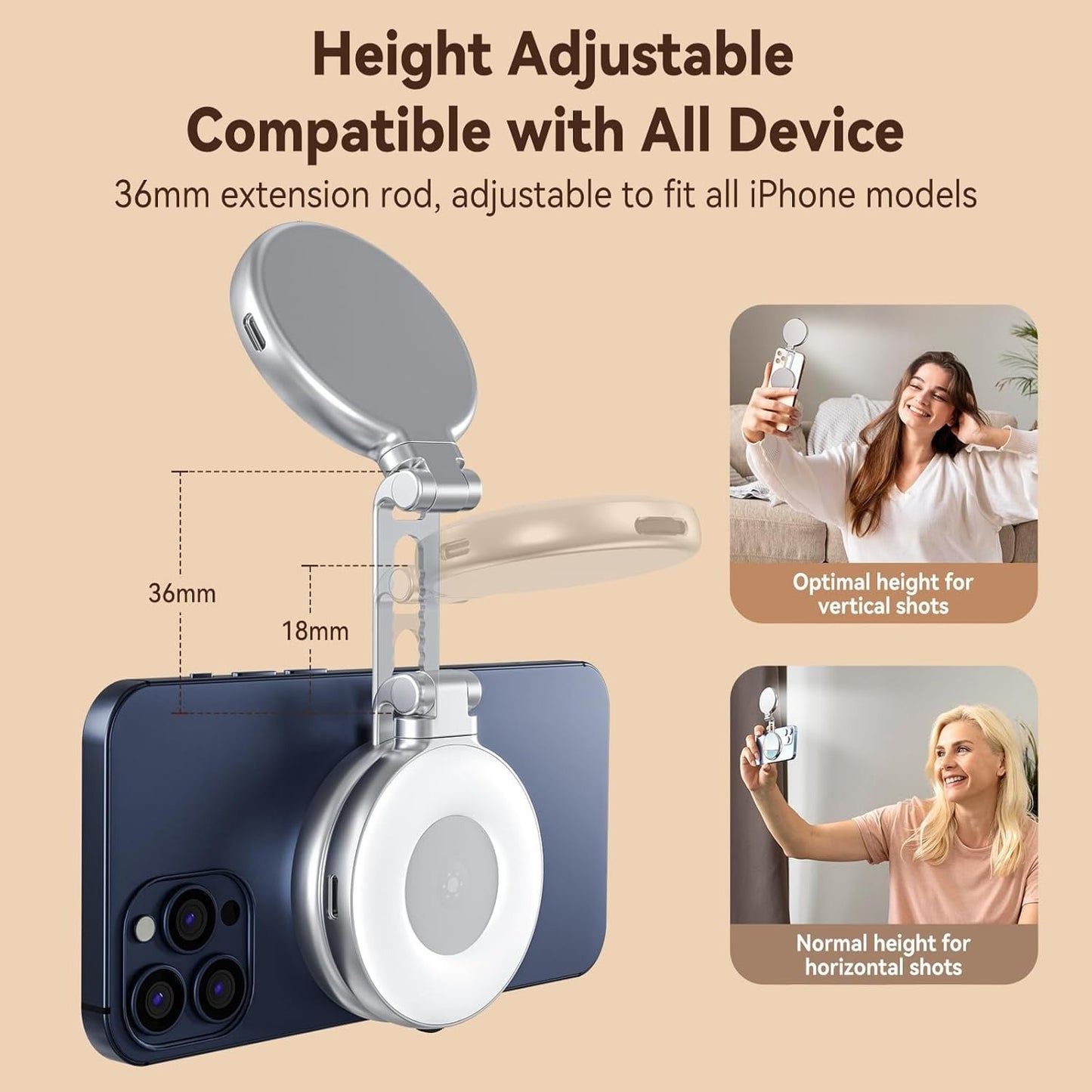 GlowMag™ Magnetic Selfie Ring Light