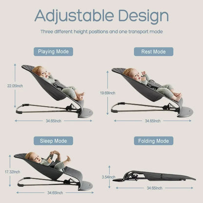 Light weight Baby Bouncer with Safety Harness chair