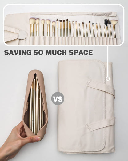 Compact Silicone Makeup Brush Holder