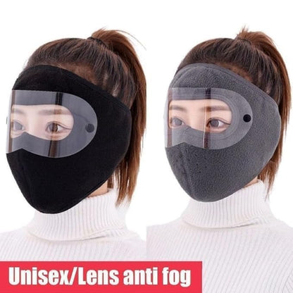 Windproof Thermal Face Mask with Clear Eye Shield