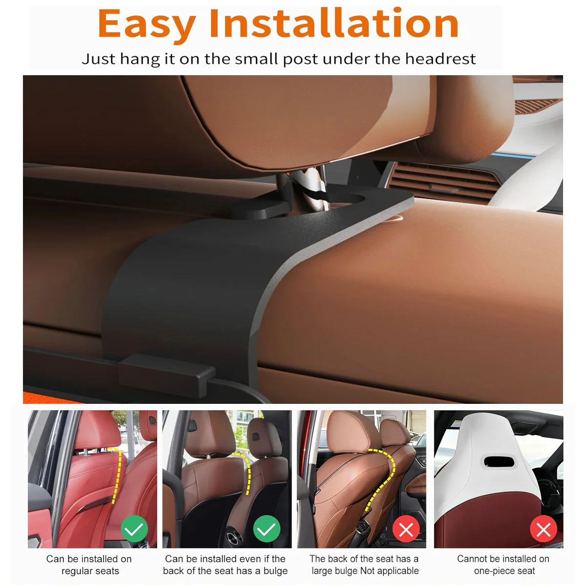 Car Multi-Function Backrest Storage Box