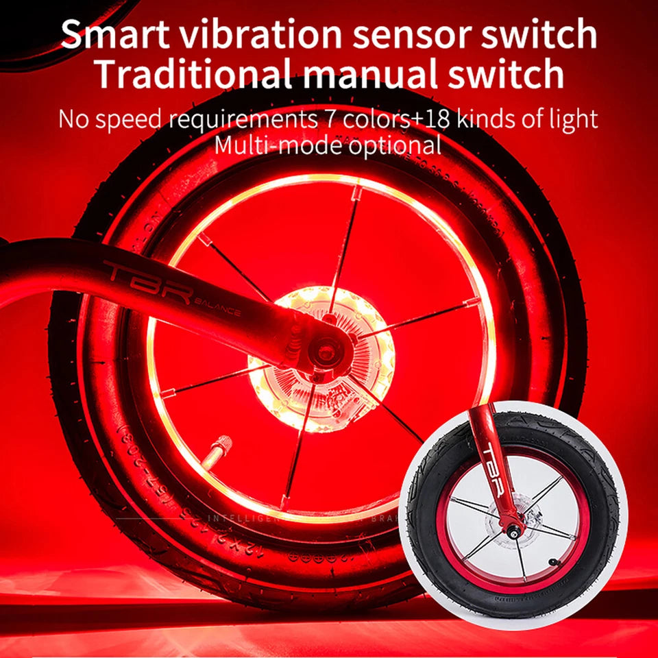 Waterproof Bicycle LED Hub Light