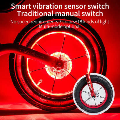 Waterproof Bicycle LED Hub Light