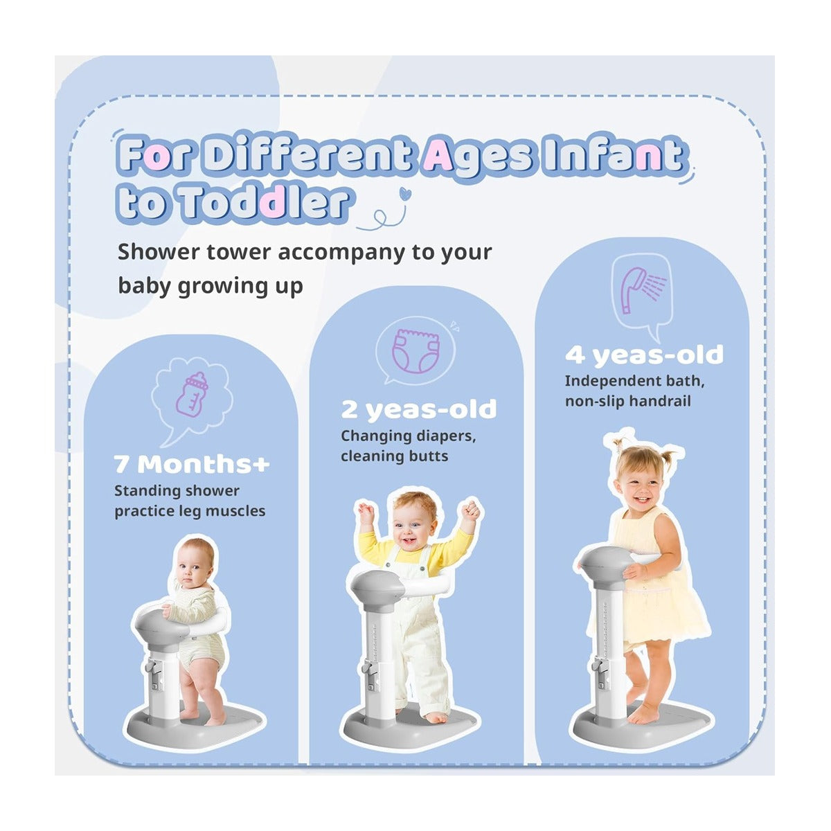 Baby Shower Adjustable Stand