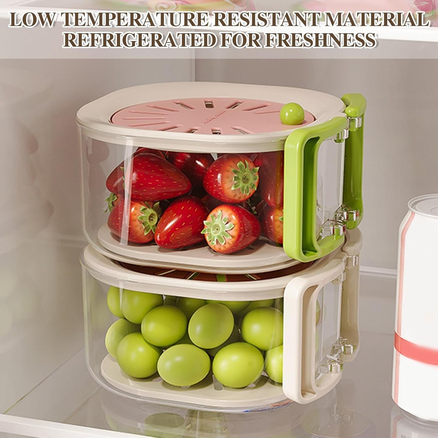 Fruit And Vegetable Drain Basket With Lid