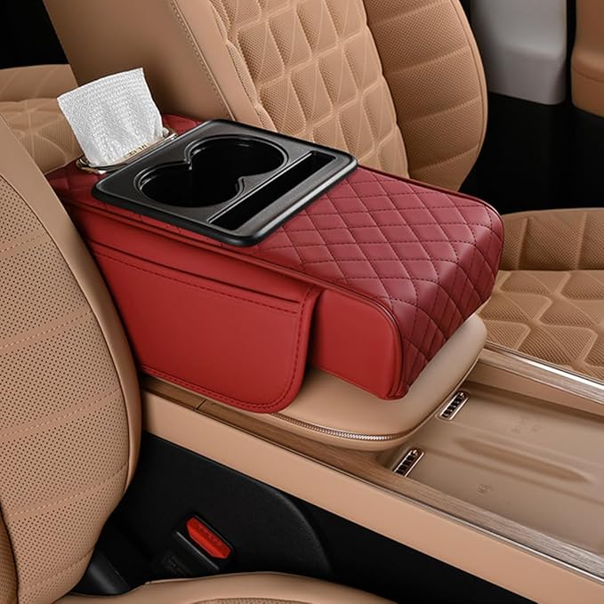 5-in-1 Car Armrest Console Cushion - Universal Fit