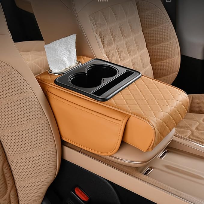 5-in-1 Car Armrest Console Cushion - Universal Fit