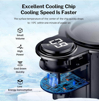 2in1 Auto Car Heating Cooling Cup With Digital Display