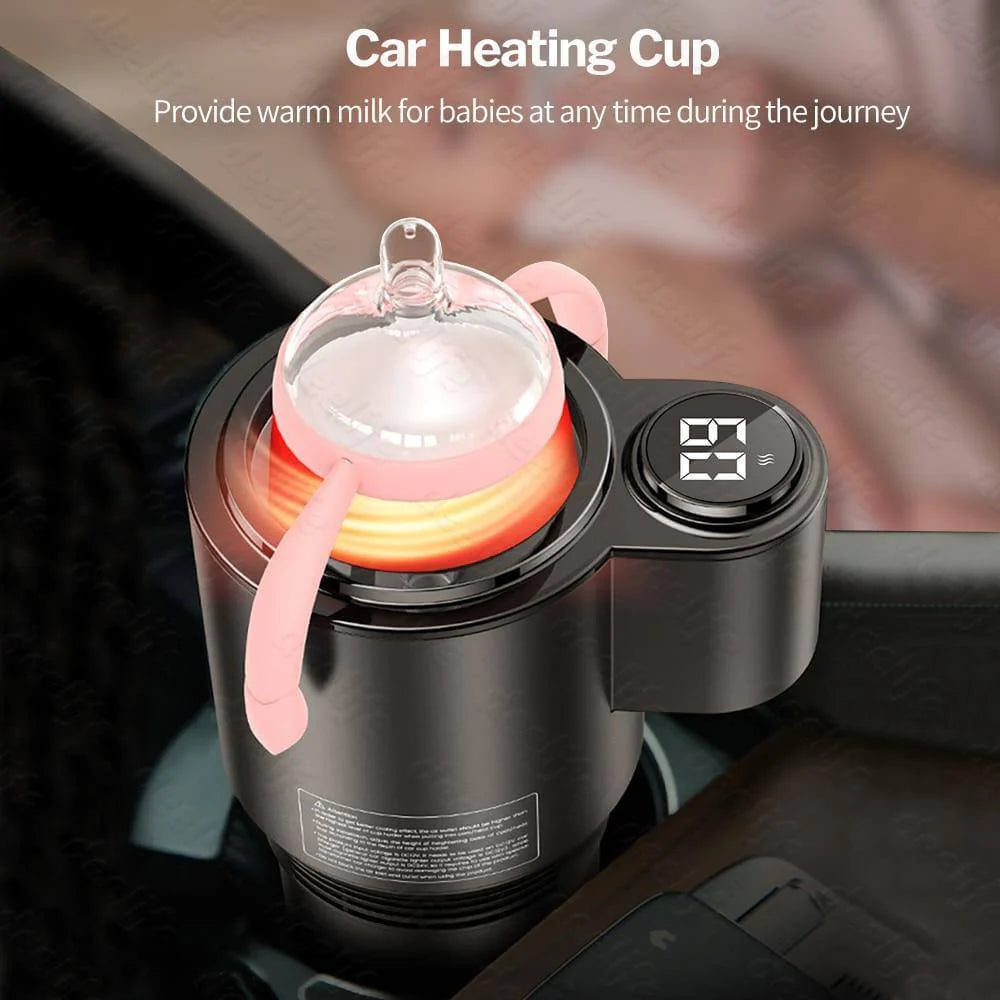 2in1 Auto Car Heating Cooling Cup With Digital Display