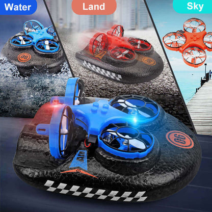 3-in-1 Remote Control Hovercraft Boat | Car | Plane with Multiple Modes