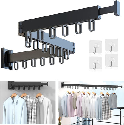 Wall Mounted Retractable Drying Rack