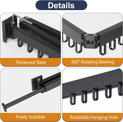 Wall Mounted Retractable Drying Rack