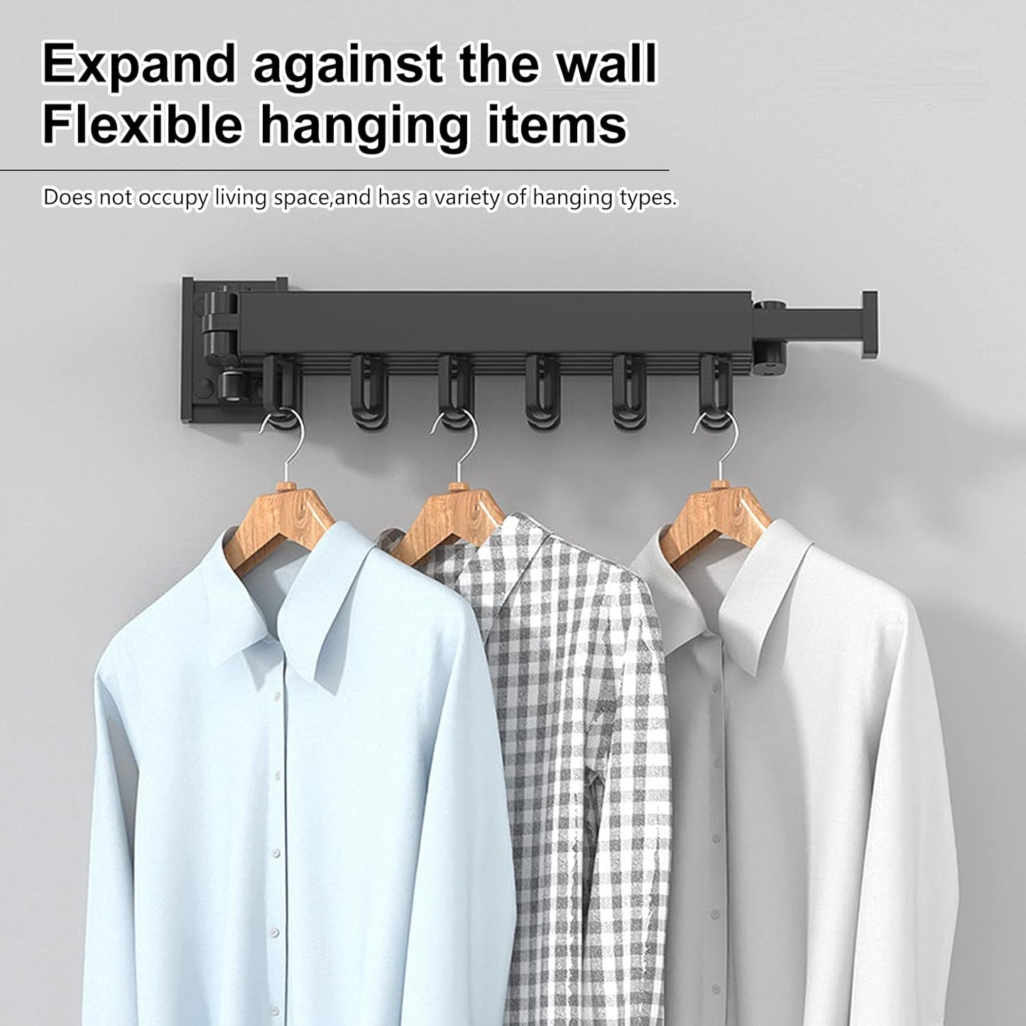 Wall Mounted Retractable Drying Rack
