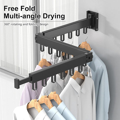 Wall Mounted Retractable Drying Rack