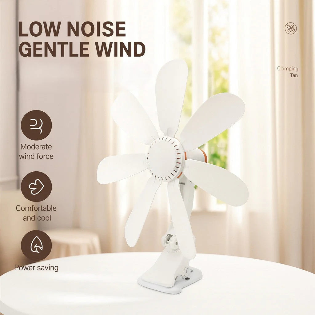Wall Mounted Clip-On Fan