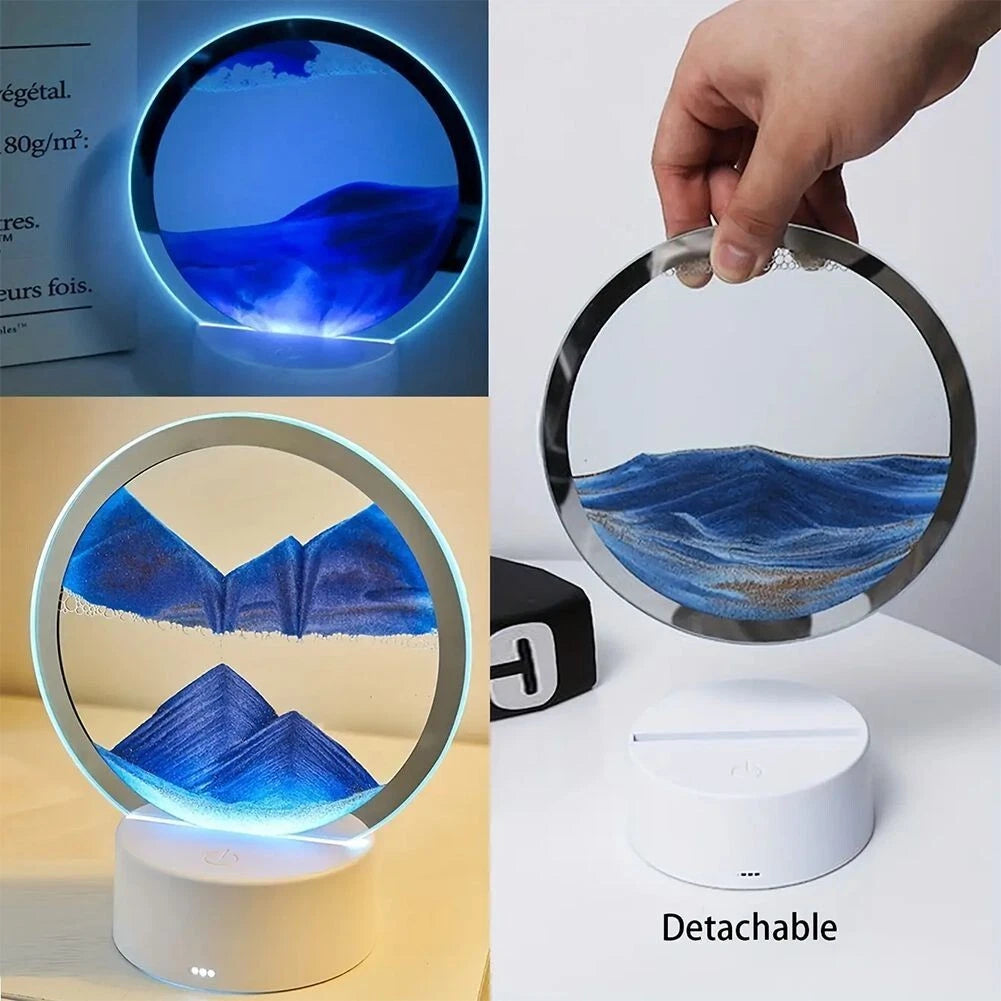 LED Hourglass Table Lamp