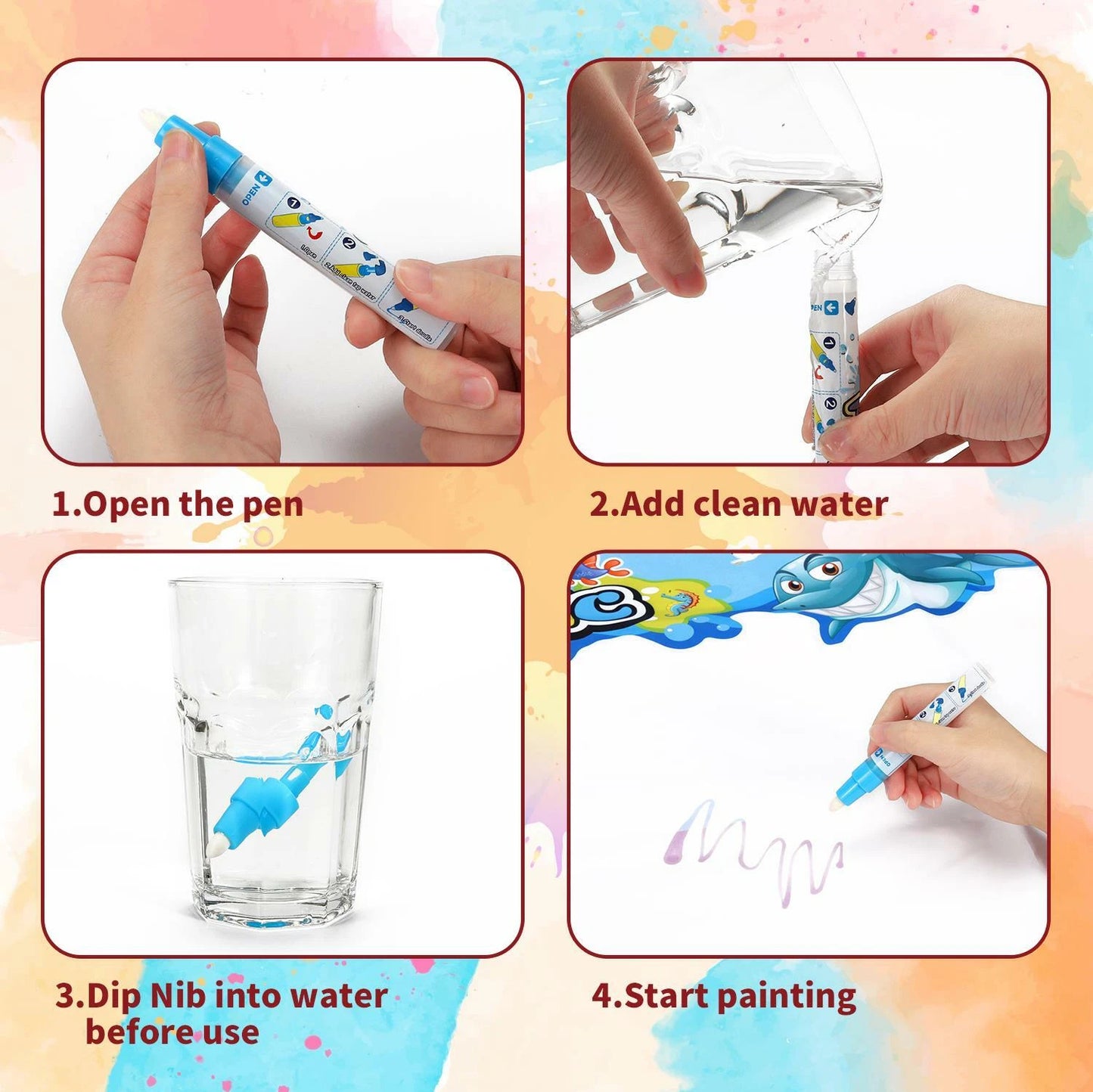 Magic Water Drawing Mat For Kids