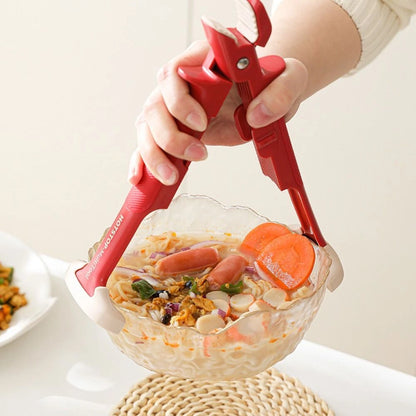 2-In-1 Anti-Scalding Bowl & Plate Clip Holder