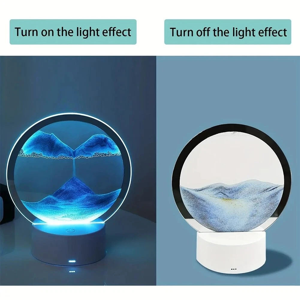 LED Hourglass Table Lamp