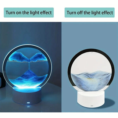 LED Hourglass Table Lamp
