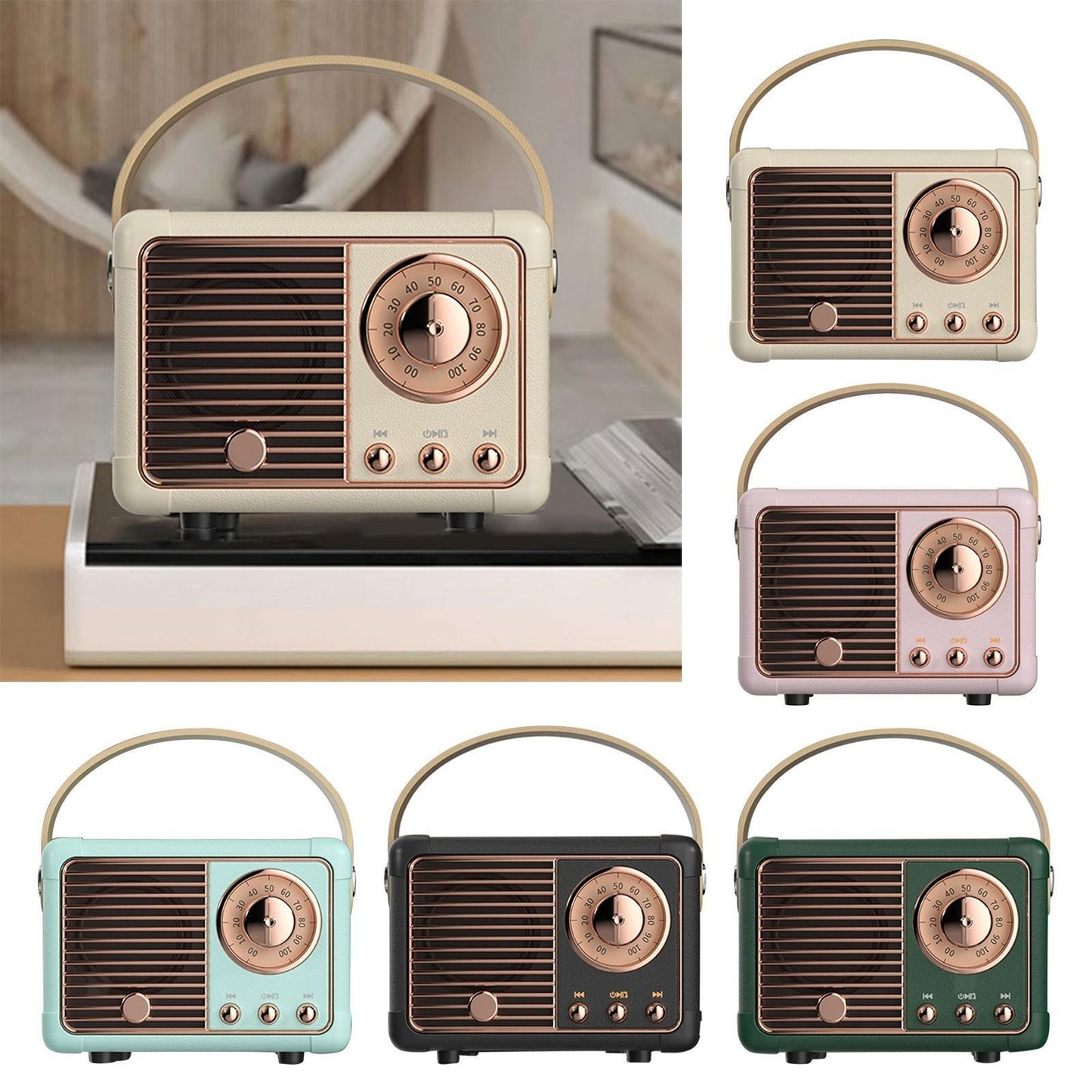 Mini Retro Bluetooth Speaker