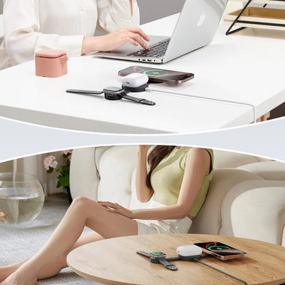 3 In 1 Foldable Magnetic Wireless Charger
