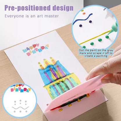 Magic Rainbow Scratch Art & Dot Painting For Kids
