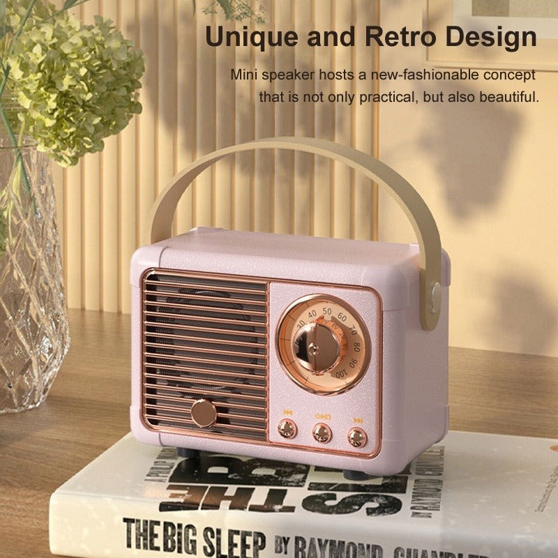 Mini Retro Bluetooth Speaker