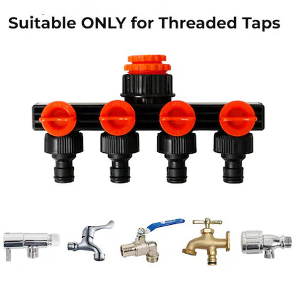 4-Way Heavy Duty Hose Splitter