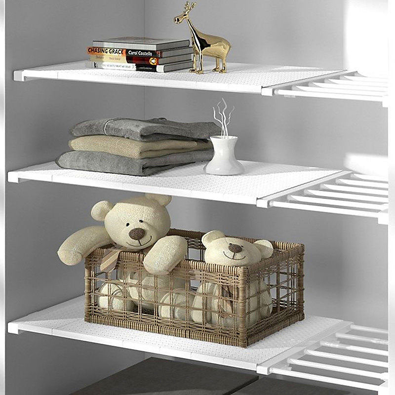 Extendable Wardrobe Shelf Organizer