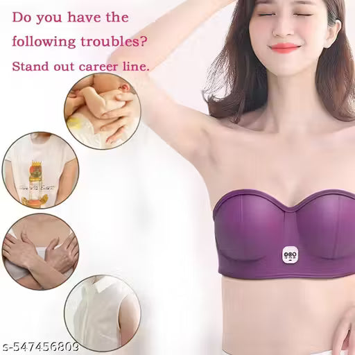 Rechargeable Breast Enhancement Vibrating Massager Bra