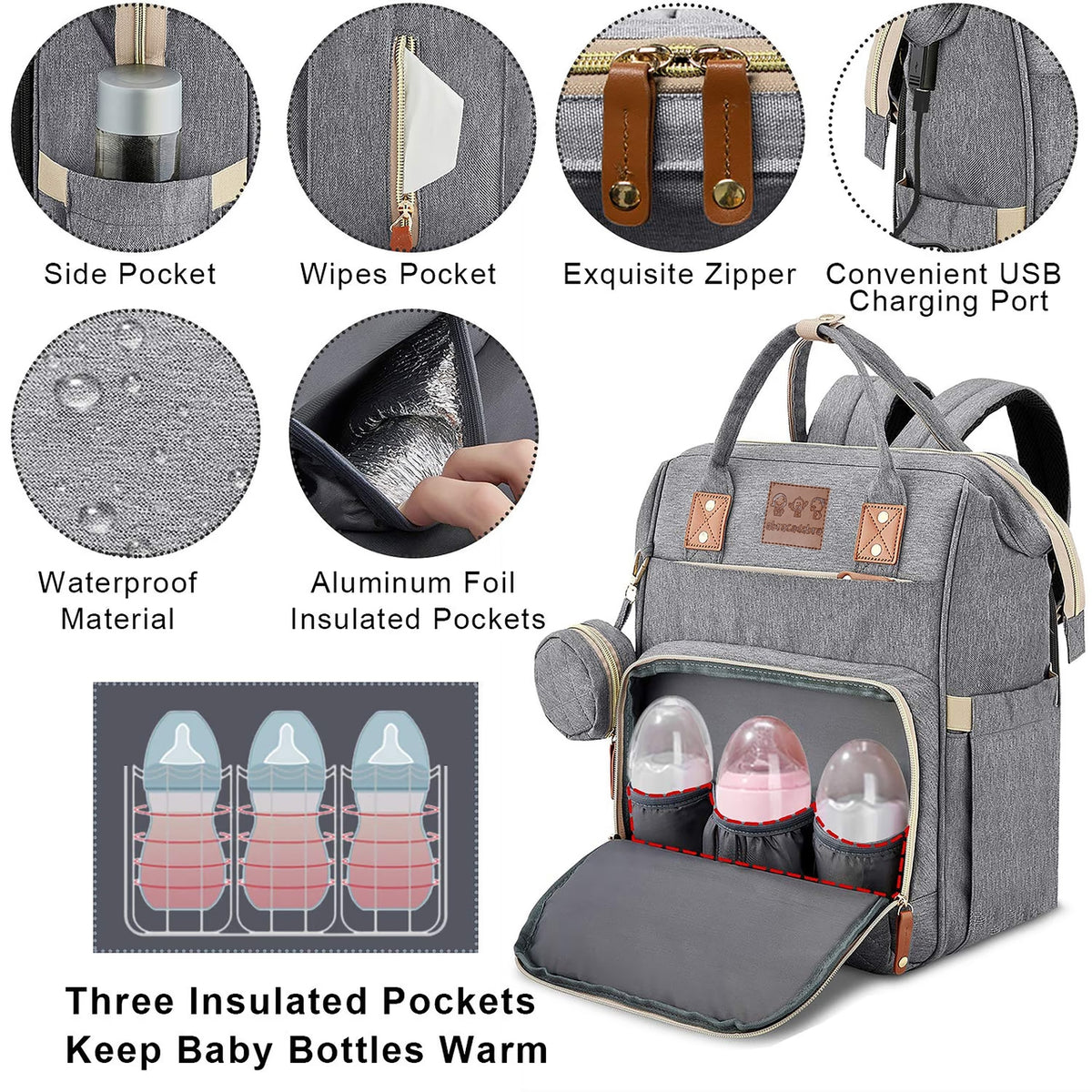 Multi Functional Baby Diaper Changing Station Bag