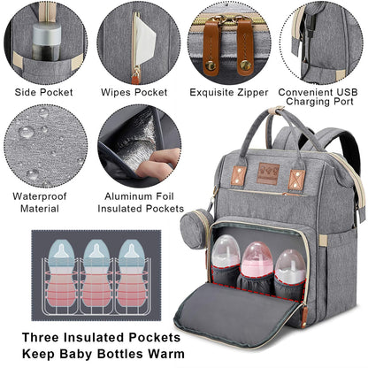 Multi Functional Baby Diaper Changing Station Bag